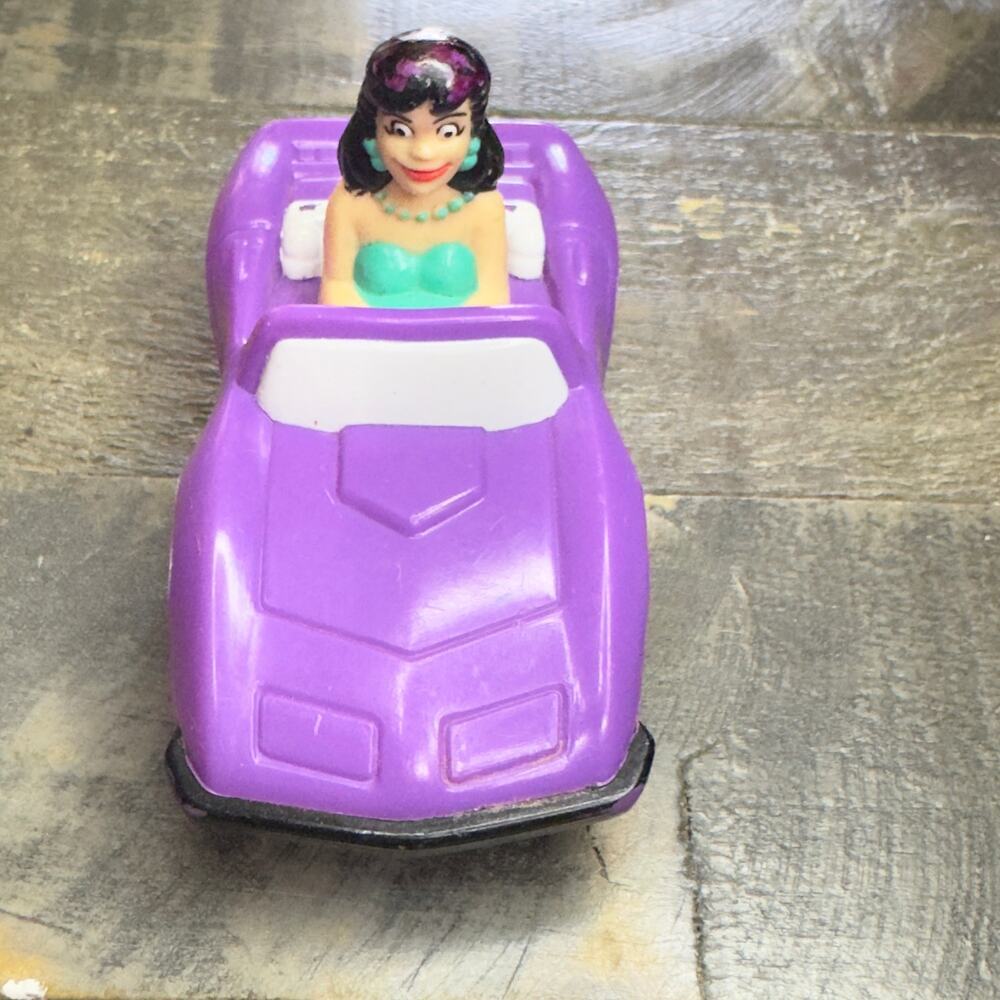 Vintage 1991 Archie Veronica Toy Purple Car Burger‎ King Kids Club Comic